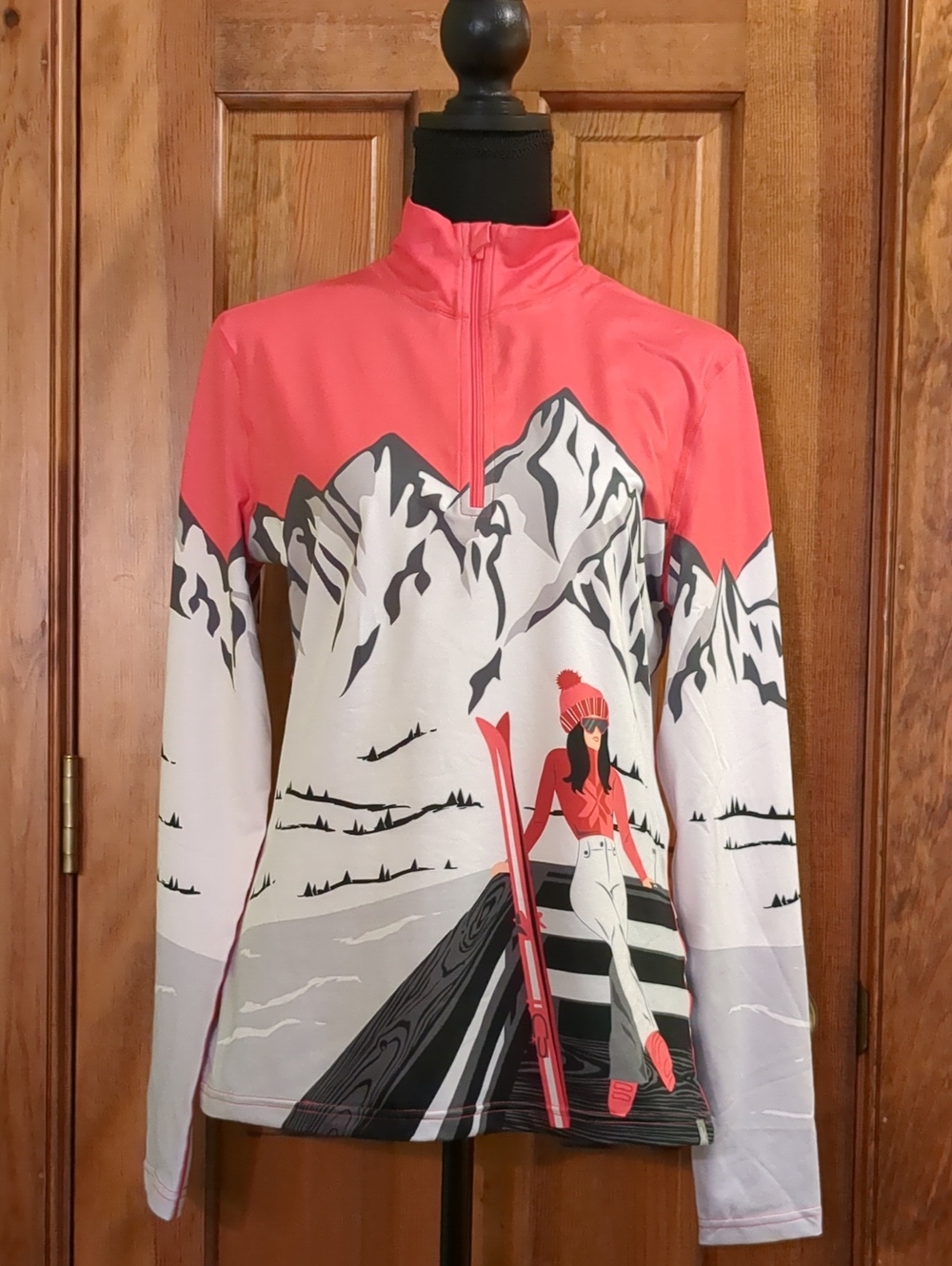 Krimson Klover Graphic Base Layer Ski Top
